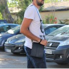 Leather crossbody bag for Men, small size 