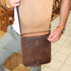 Men's Leather Bag, big size