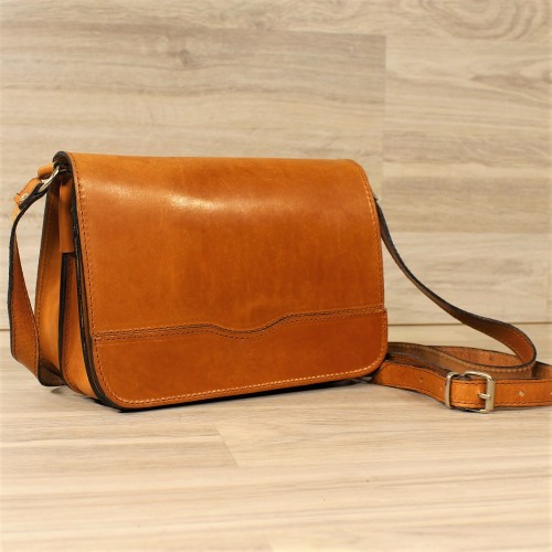 Leather Saddle Bag 