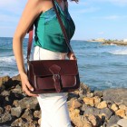 Τσάντα με συνδυαζμό casual στυλ και vintage