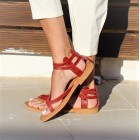 Leather Women's Gladiator Sandals