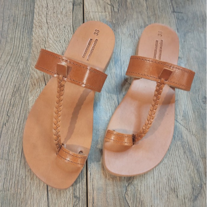 Braided Leather Sandals