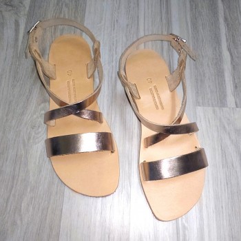 Women's Leather Strap Sandals 