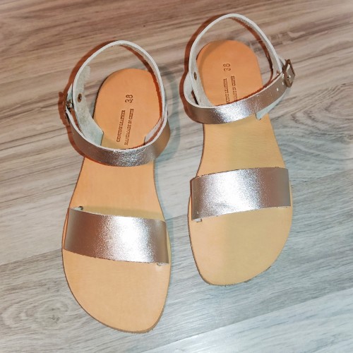 Leather Ankle Strap Sandals for women