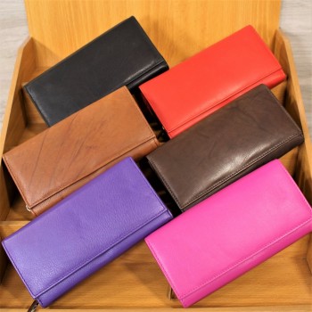 Women's Leather Wallet, big size